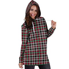 Borthwick Ancient Tartan Plaid Hoodie Dress