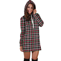 Borthwick Ancient Tartan Plaid Hoodie Dress