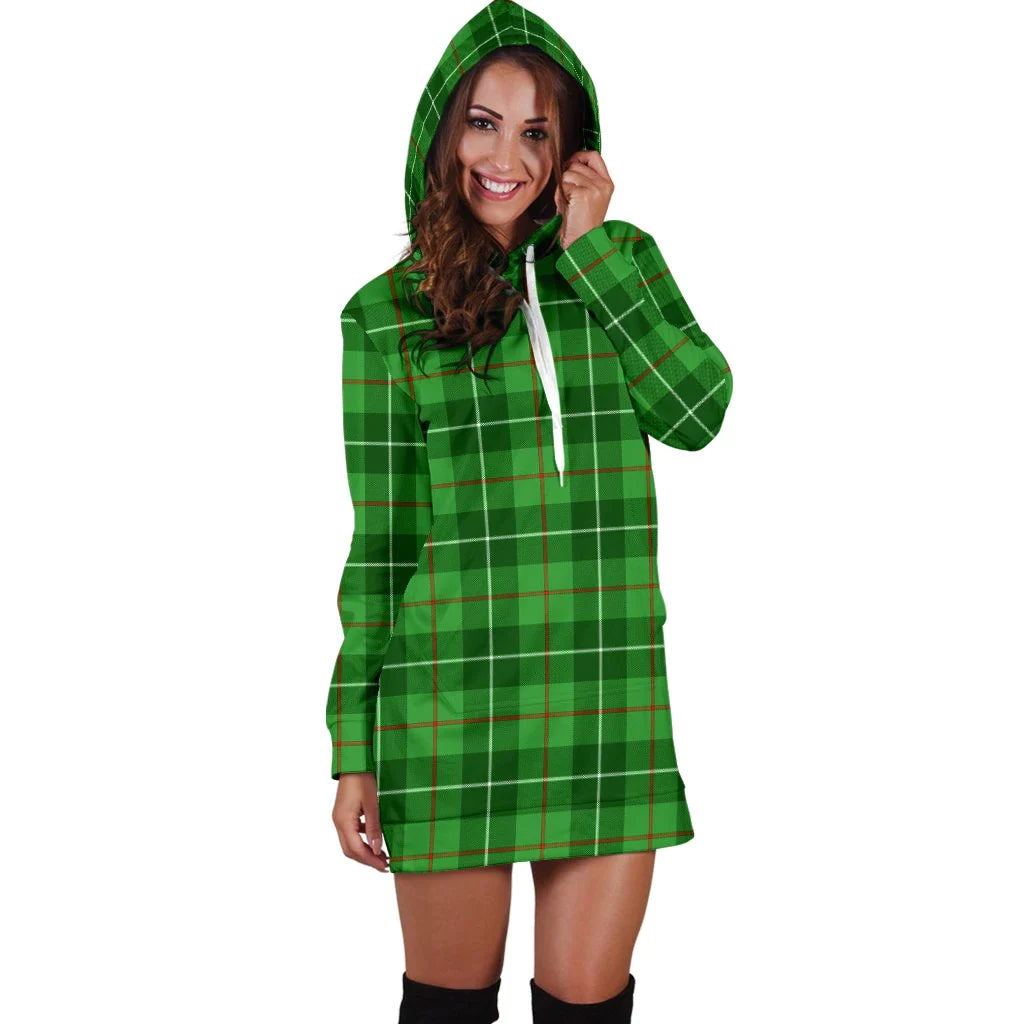 Galloway District Tartan Plaid Hoodie Dress