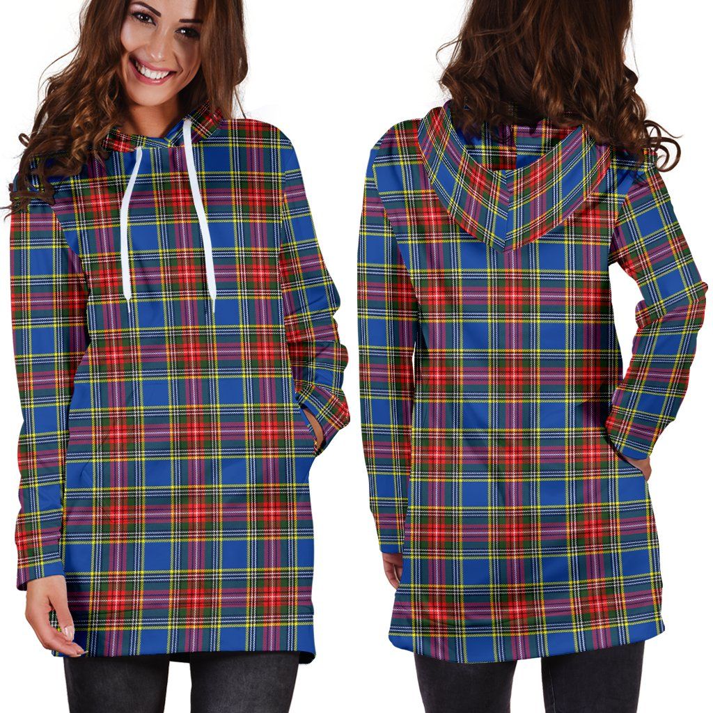 MacBeth Modern Tartan Plaid Hoodie Dress