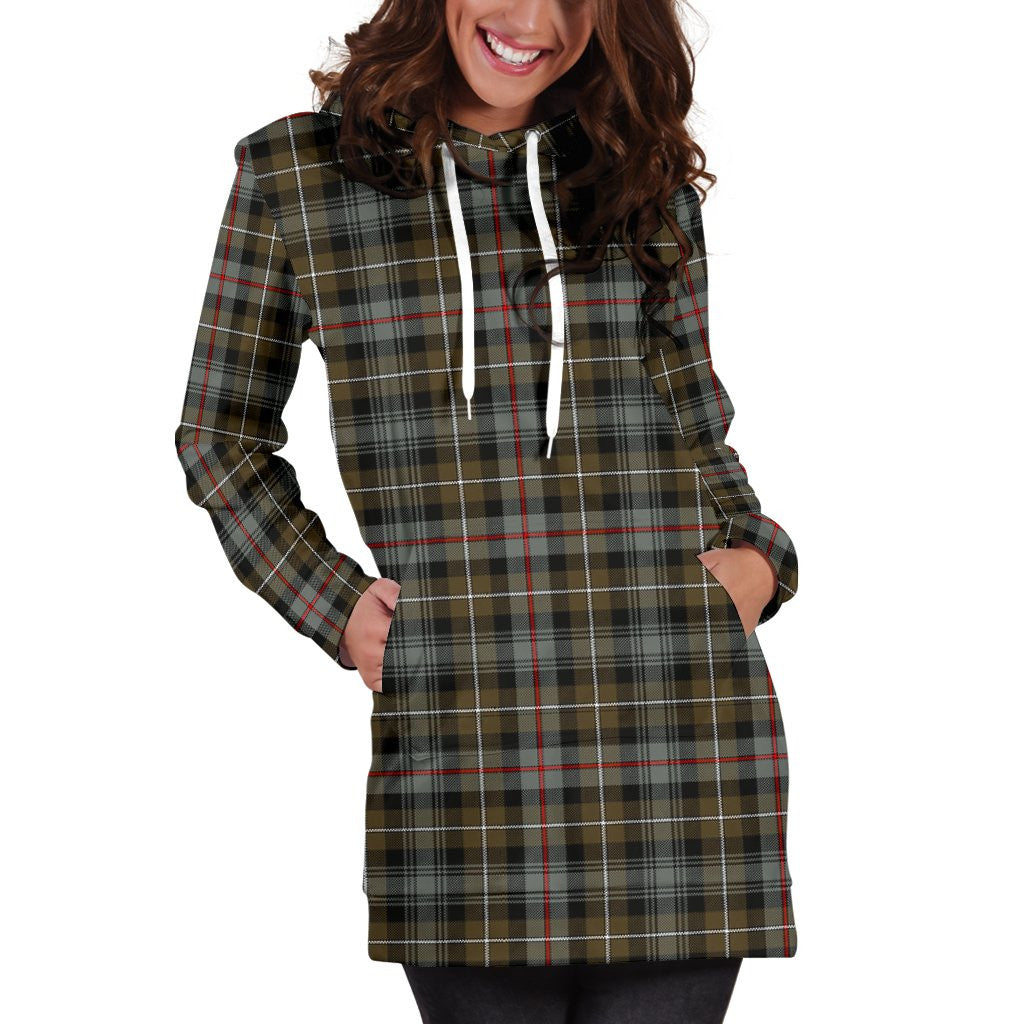 MacKenzie Weathered Tartan Plaid Hoodie Dress