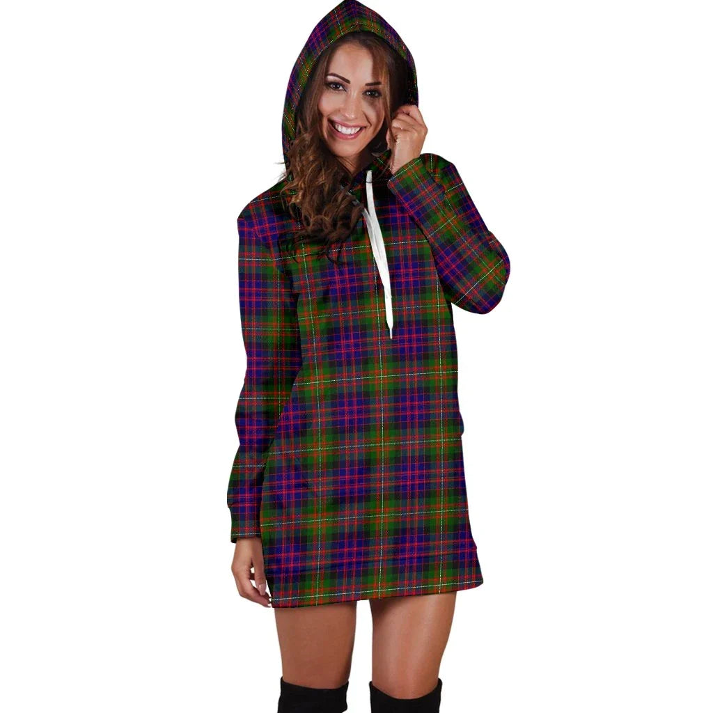 MacDonnell of Glengarry Modern Tartan Plaid Hoodie Dress
