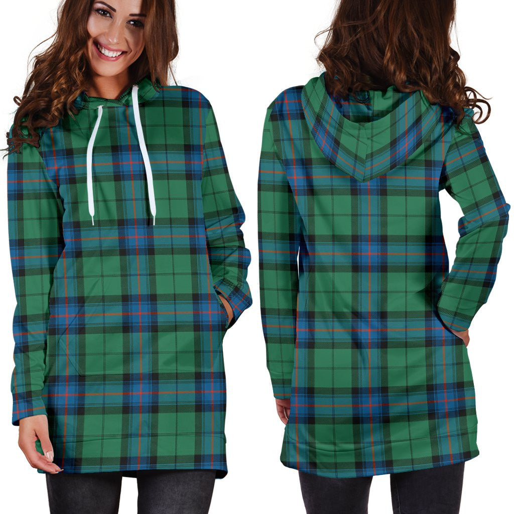 Armstrong Ancient Tartan Plaid Hoodie Dress