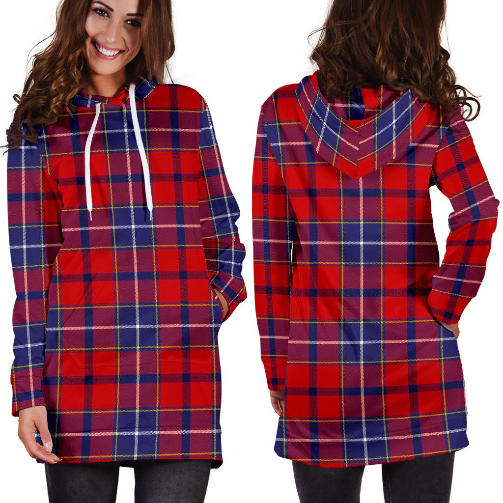 Wishart Dress Tartan Plaid Hoodie Dress