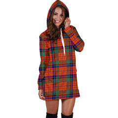 Nicolson Ancient Tartan Plaid Hoodie Dress