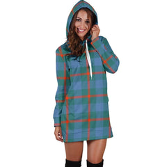 Agnew Ancient Tartan Plaid Hoodie Dress