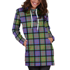 MacDonald Ancient Tartan Plaid Hoodie Dress