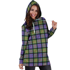 MacDonald Ancient Tartan Plaid Hoodie Dress