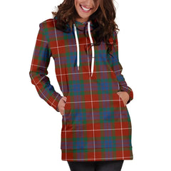 Fraser Ancient Tartan Plaid Hoodie Dress