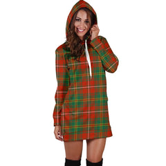 Hay Ancient Tartan Plaid Hoodie Dress