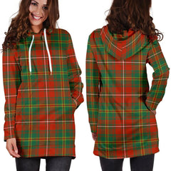 Hay Ancient Tartan Plaid Hoodie Dress