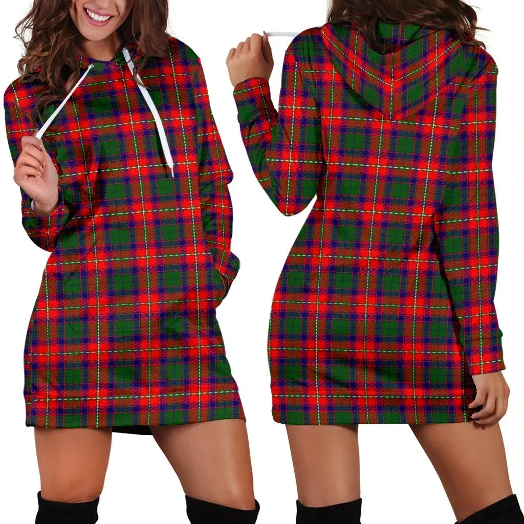 Roxburgh District Tartan Plaid Hoodie Dress