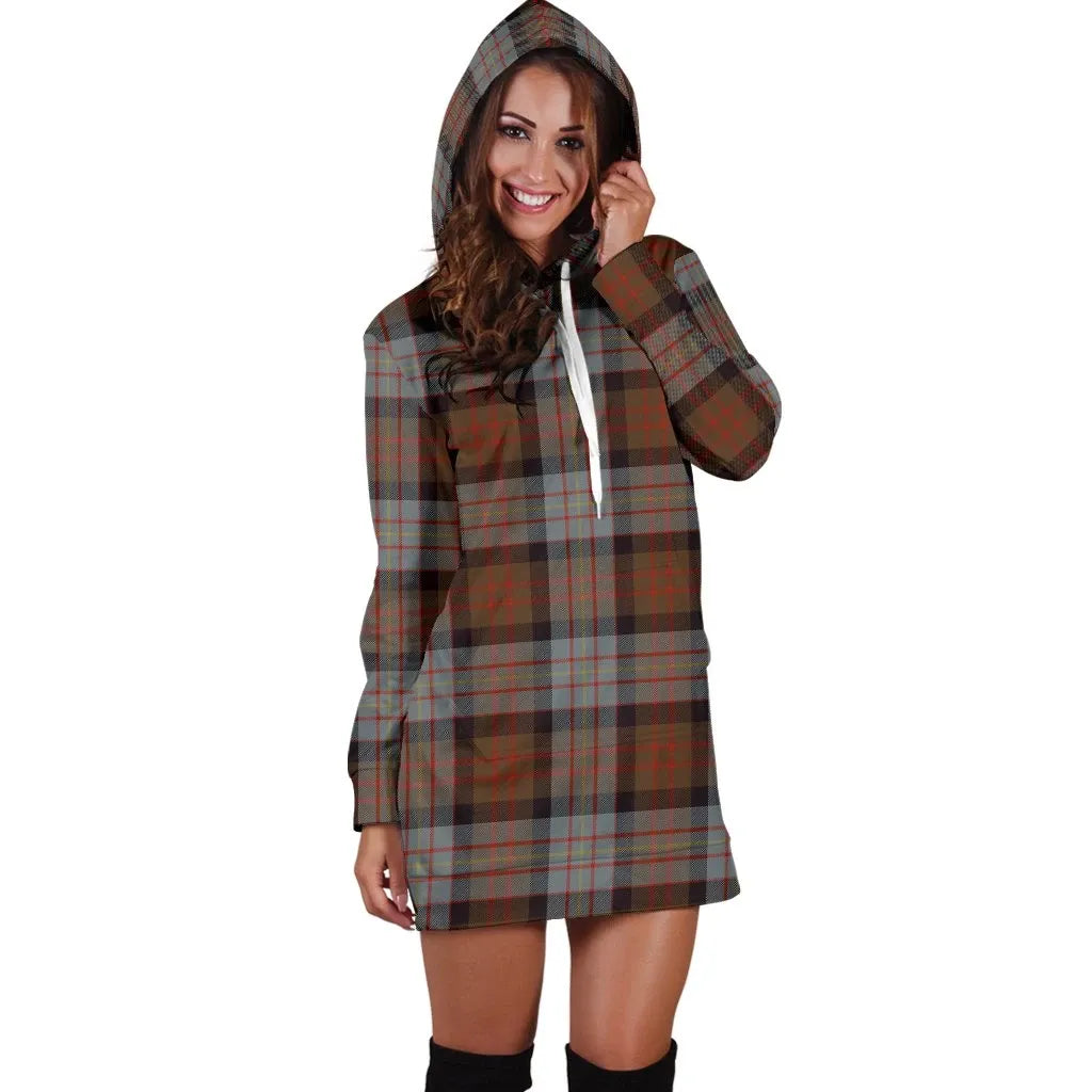 Cameron of Erracht Weathered Tartan Plaid Hoodie Dress