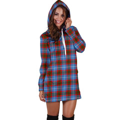 Edinburgh District Tartan Plaid Hoodie Dress