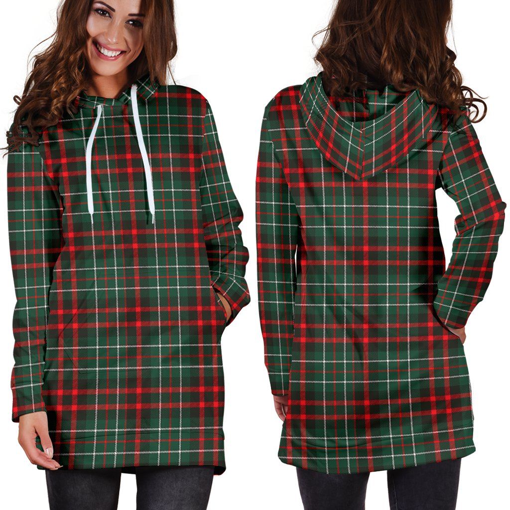MacDiarmid Modern Tartan Plaid Hoodie Dress