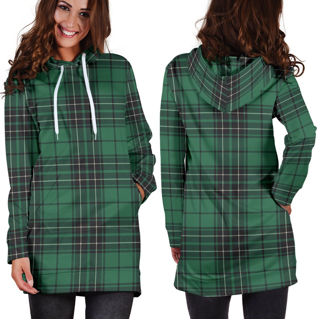 MacLean Hunting Ancient Tartan Plaid Hoodie Dress