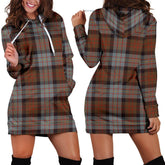 Cameron of Erracht Weathered Tartan Plaid Hoodie Dress