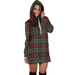 MacDiarmid Modern Tartan Plaid Hoodie Dress