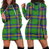 New Mexico Tartan Plaid Hoodie Dress