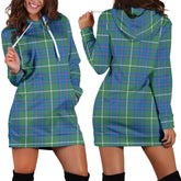 MacIntyre Hunting Ancient Tartan Plaid Hoodie Dress