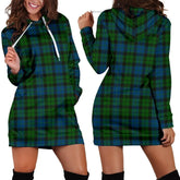 MacKay Modern Tartan Plaid Hoodie Dress