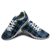 Clergy Blue Tartan Plaid Sneakers