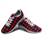 Brown Modern Tartan Plaid Sneakers