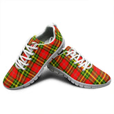 Leask Tartan Crest Sneakers