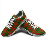 Menzies Green Modern Tartan Crest Sneakers