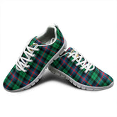 Urquhart Broad Red Ancient Tartan Crest Sneakers