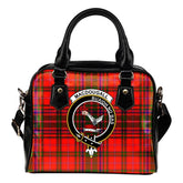 MacDougall Tartan Crest Shoulder Handbag