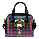 Bethune Tartan Crest Shoulder Handbag