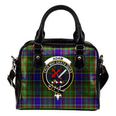 Adam Tartan Crest Shoulder Handbag