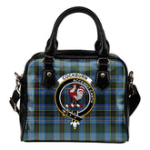 Cockburn Modern Tartan Crest Shoulder Handbag