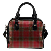 Lindsay Weathered Tartan Plaid Shoulder Handbag