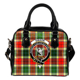 Gibbs Tartan Crest Shoulder Handbag