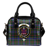 Ogilvie Hunting Modern Tartan Crest Shoulder Handbag
