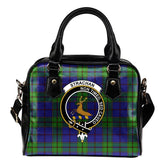 Strachan Tartan Crest Shoulder Handbag