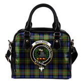 MacLaren Modern Tartan Crest Shoulder Handbag