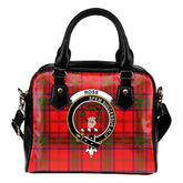Ross Modern Tartan Crest Shoulder Handbag