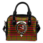Skene Modern Tartan Crest Shoulder Handbag