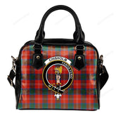 Chisholm Ancient Tartan Crest Shoulder Handbag