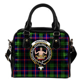 Urquhart Modern Tartan Crest Shoulder Handbag