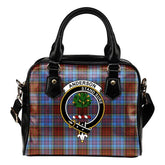 Anderson Modern Tartan Crest Shoulder Handbag