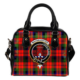 MacNaughton Modern Tartan Crest Shoulder Handbag