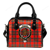 Binning Tartan Crest Shoulder Handbag