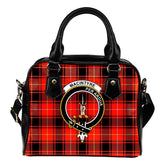 MacIntyre Modern Tartan Crest Shoulder Handbag