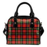 Stewart Royal Modern Tartan Plaid Shoulder Handbag