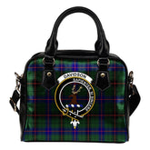 Davidson Modern Tartan Crest Shoulder Handbag