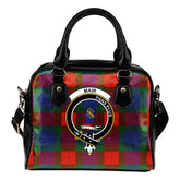 Mar Tartan Crest Shoulder Handbag